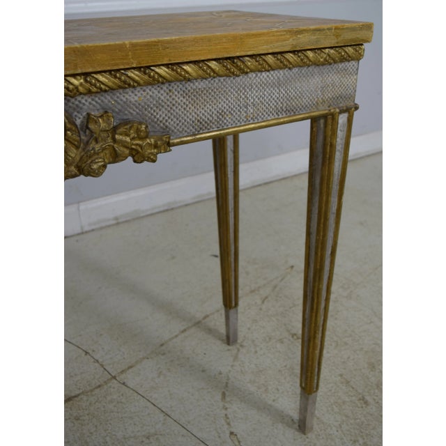 Italian Neoclassical Paint Decorated Console Table For Sale - Image 9 of 11