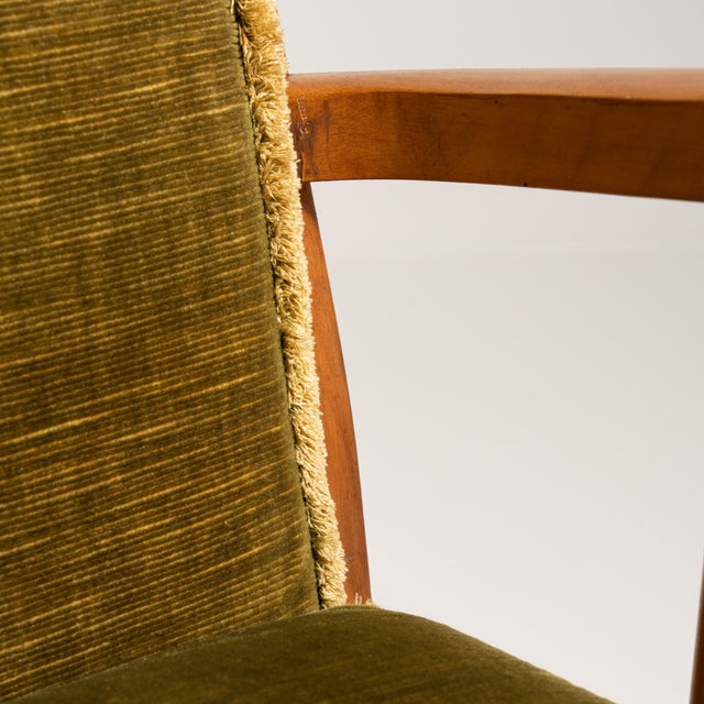 1970s 1970s Brown Wood Pair of Lounge Chairs For Sale - Image 5 of 16