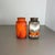 Set of two fat lava art vases. Producer: Scheurich, Germany. Decade: 1970s. These original vintage vases was produced in...