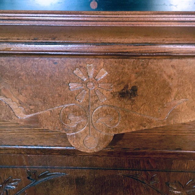 1870s Modern Gothic Bedstead Attributed to Kimbel & Cabus For Sale - Image 9 of 11