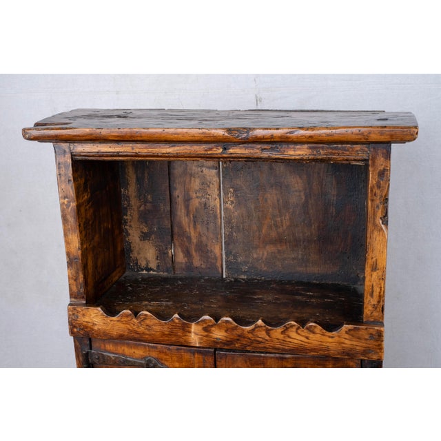 Mexican Mid 20th Century Carved Spanish Wood Bookcase For Sale - Image 3 of 11