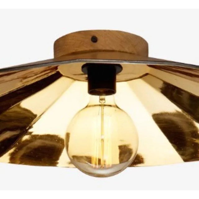 Gold Fractale Pendant Light by Radar For Sale - Image 4 of 8