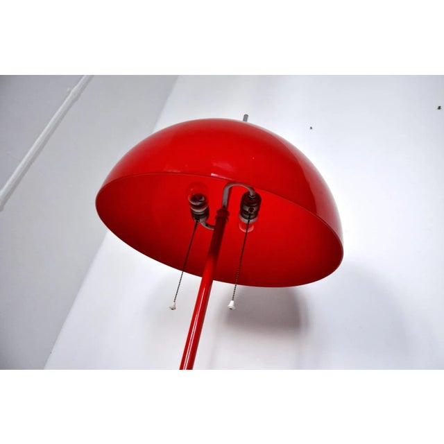 Metal Spanish Height-Adjustable Mushroom Floor Lamp, 1970s For Sale - Image 7 of 9