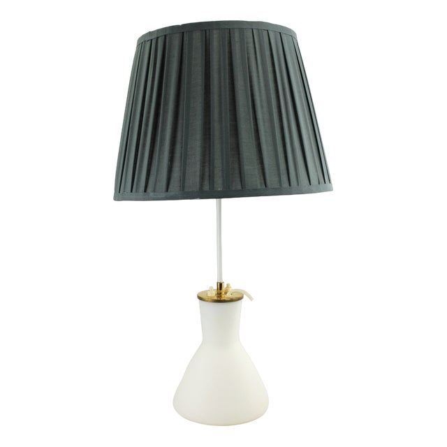 Table Lamp with Light Foot from Rupert Nikoll, 1950s For Sale