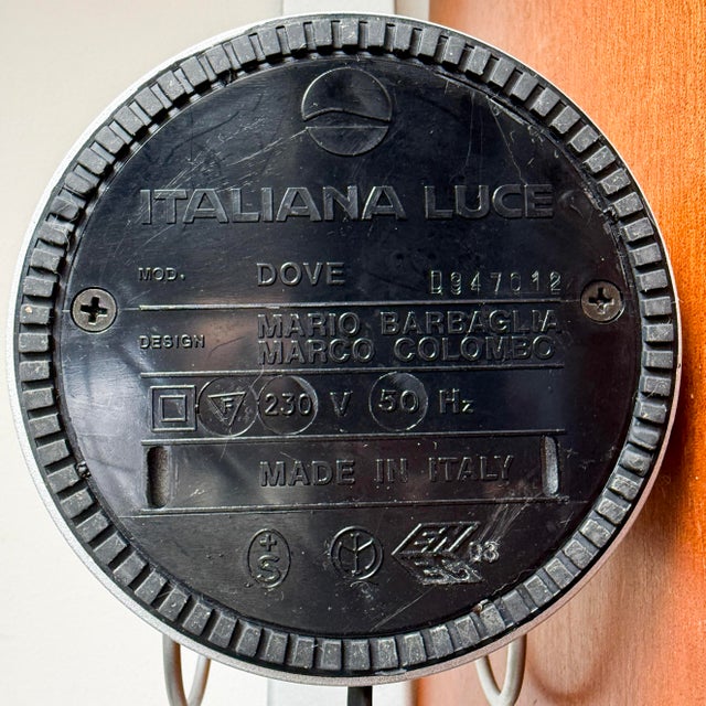 Metal Vintage Dove Desk Lamp by Mario Barbaglia & Marco Colombo for Italian Luce, 1980s For Sale - Image 7 of 18