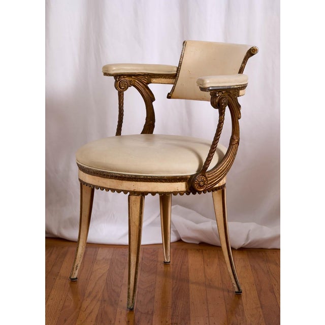 Pair of Rare Vintage Dorothy Draper Fairmont Hotel Crown Room Chairs For Sale - Image 9 of 9