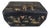 Antique Chinese Export Black Lacquered Tea Caddy For Sale