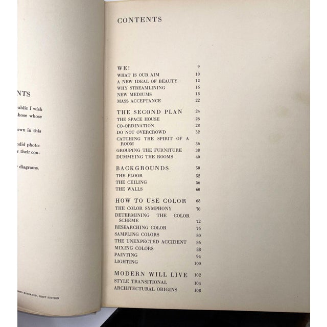 Paper 1938 First Edition "Space for Living" Design Book by Paul T. Frankl For Sale - Image 7 of 11