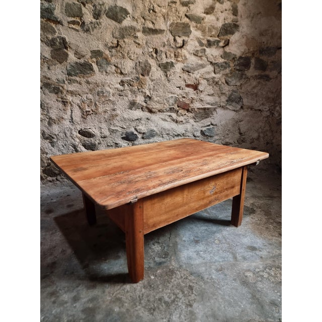 Antique Cherrywood Coffee Table with Two Drawers, 1700s For Sale - Image 16 of 17