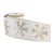 Add a touch of winter elegance to your holiday décor with this White & Gold Snowflake Wired Ribbon. Featuring shimmering...