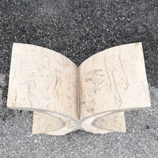 Postmodern Tessellated Stone Side Table Base | Chairish