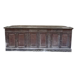 French Bank Counter with Screen, 1920s For Sale