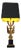 Empire Brass Eagle Table Lamp from Lusterie Deknudt, 1970s For Sale