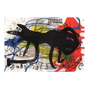 1973 Joan Miro Original Lithograph Sobreteixims 1