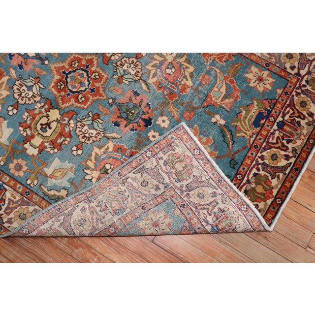 Antique Zabihi Collection Persian Tabriz Rugs - A Pair - 3'9" x 5'5" For Sale - Image 4 of 12