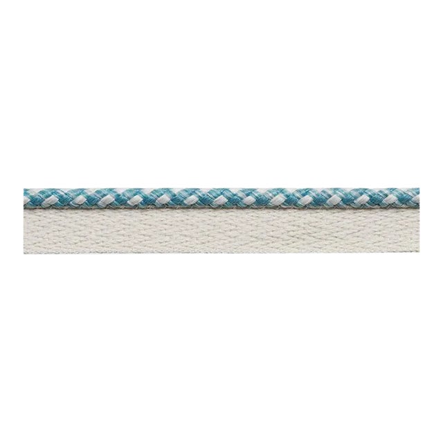 Schumacher Keaton Lip Cord Indoor & Outdoor in Ocean For Sale