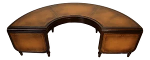 1930s Stickley English Regency Mahogany & Leather Top Drop-Leaf Coffee Table