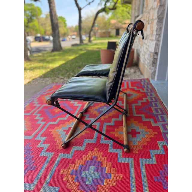 1960s 1960s Cleo Baldon X Frame Chairs - Set of 2 For Sale - Image 5 of 9