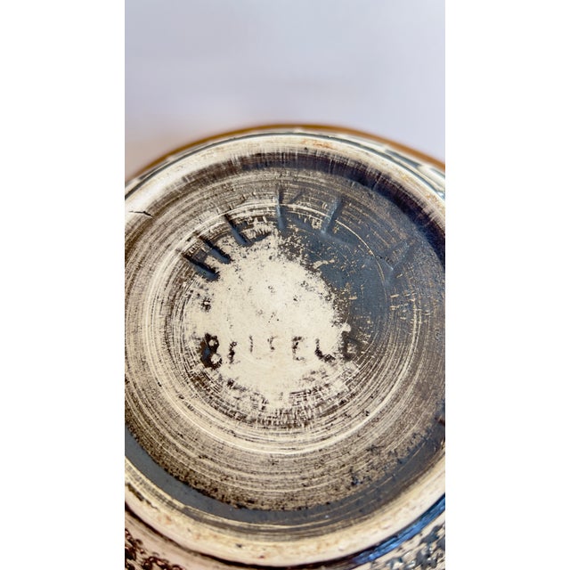 Ceramic 1960s Volcanic Style Pottery Bowl by Hekla Belfeld, Mid Century Scandanavian Style For Sale - Image 7 of 7