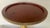 Hollywood Regency Vintage Solid Brass & Wood, Banded Accent, Occasional Table or Gueridon For Sale - Image 3 of 12