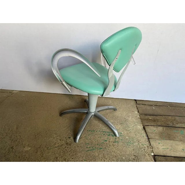 1970s Skai Swivel Hair Chair with Acrylic Glass, 1970s For Sale - Image 5 of 13