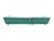 Turquoise Mid-Century Modern Turquoise & Walnut 2-Piece Sectional Sofa For Sale - Image 8 of 8