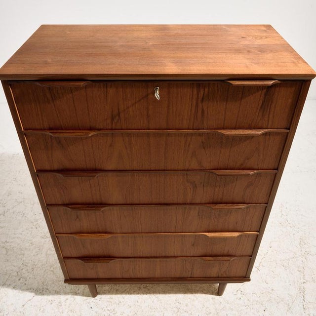 Teak Dresser with 6 Drawers, 1960s For Sale - Image 12 of 15