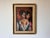 Figurative 1960’s Vintage S. Hittle Girl and Boy Figurative Portrait Oil on Canvas Painting Framed For Sale - Image 3 of 12
