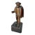 Finely Carved Antique 19th Century German Man Hobo Bum Wood Sculpture Statue For Sale