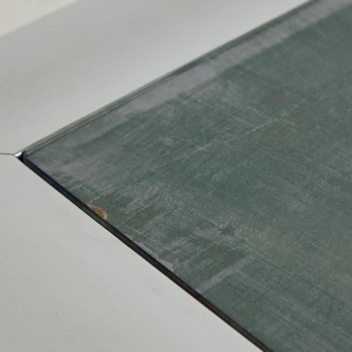 Black Chrome and Glass Coffee Table, 1970s For Sale - Image 8 of 9