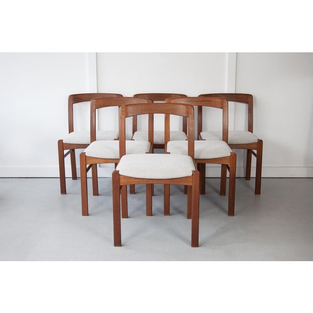 Wood Vintage Danish Dining Chairs, 1960s, Set of 6 For Sale - Image 7 of 7