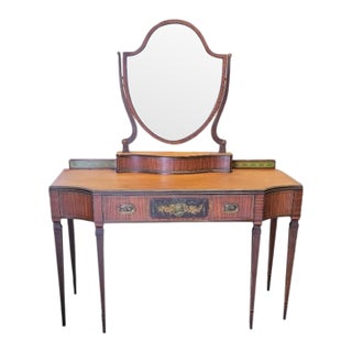 Beautiful 1920s Satinwood French Dressing Table For Sale