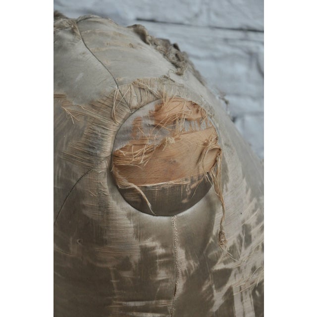 Late 19th Century French Fabric Bust For Sale - Image 4 of 9