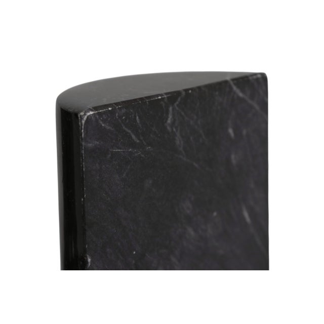 Black Marble Column Bookends, a Pair For Sale In Tampa - Image 6 of 7
