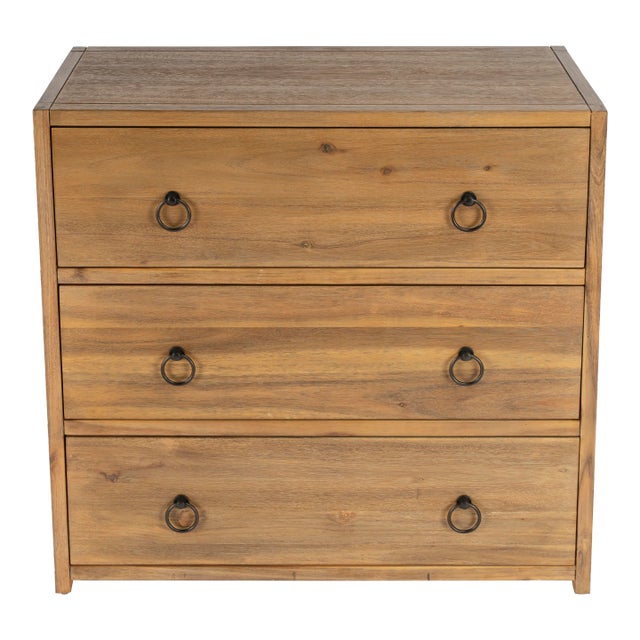 Lark 3 Drawer Dresser, Light Brown For Sale