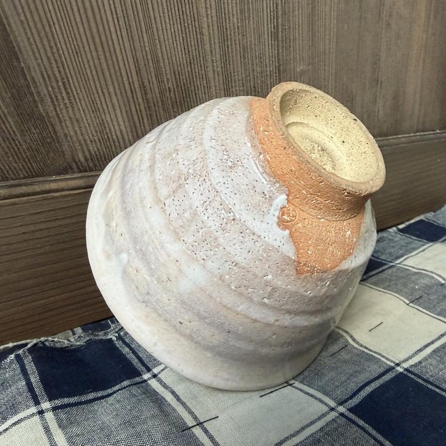 Japanese Matcha Chawan in Ido Form, Wood-Ash Glaze, 1970s For Sale - Image 10 of 13