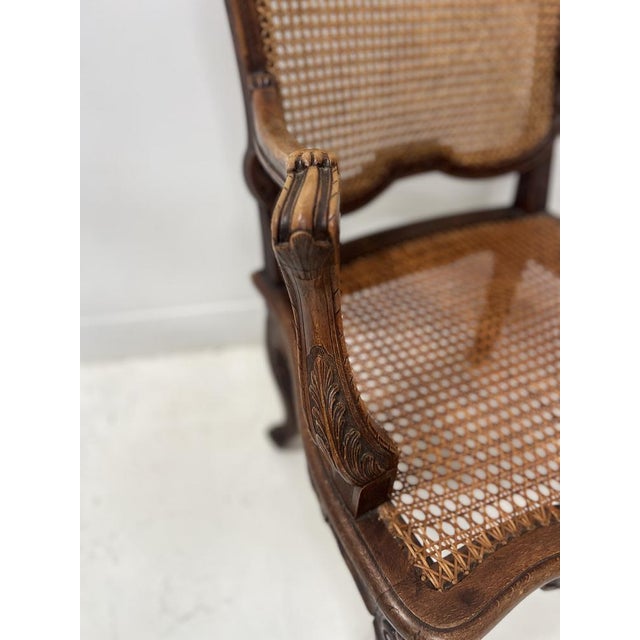 Regency Style Armchairs in Natural Wood, 1800s, Set of 2 For Sale - Image 5 of 18