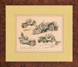 "Jeeps & Such" Pencil Drawing