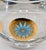 Mid 20th Century Mid 20th Century Mid-Century Modern Turquoise & Gold Medallion Roly Poly Cocktail Glasses, Attributed to Culver – Set of 7 For Sale - Image 5 of 8