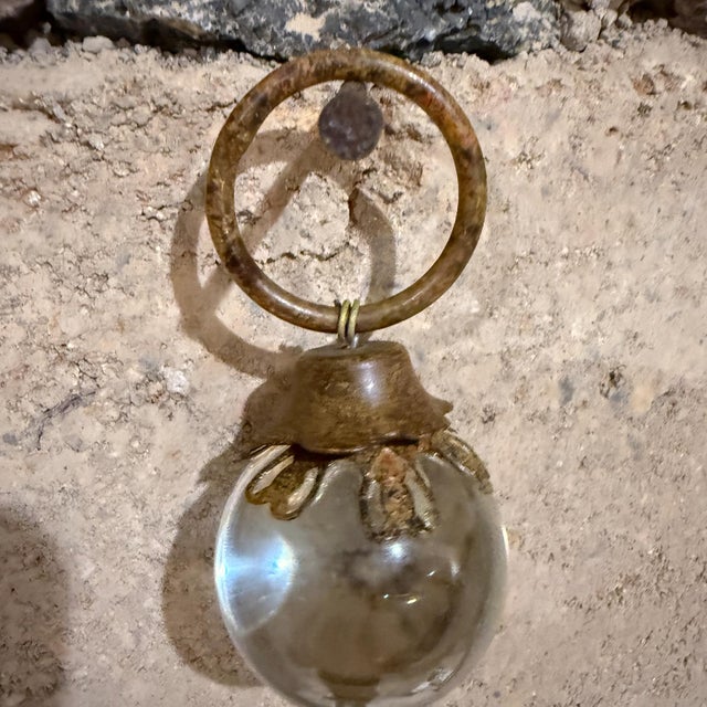 Vintage Hanging Crystal Glass Beads For Sale - Image 4 of 7