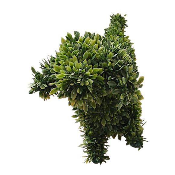 Topiary Garden Dog 18" Dachshund Faux Realistic Boxwood Decor Indoor Outdoor For Sale In San Diego - Image 6 of 13