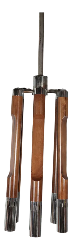 1970s Danish Wooden Mid-Century Fixture