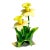 Mid-Century Italian Capodimonte Style Porcelain Yellow Daffodil Decorative Object For Sale