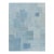 Vintage Patchwork Rug in Blue, White and Gray Tones - Rug & Kilim For Sale