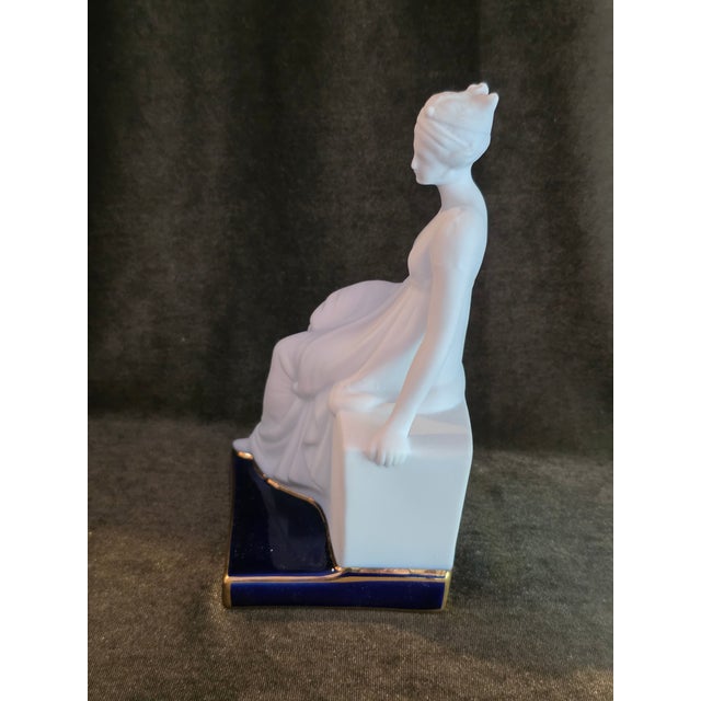 Art Deco Camille Tharaud Limoges Figurine Titled "Femme À l'Antique For Sale - Image 3 of 7