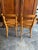 Antique Victorian Eastlake Style Ladderback Cane Dining Occasional Chairs - a pair. Recaned several years ago. Solid and...