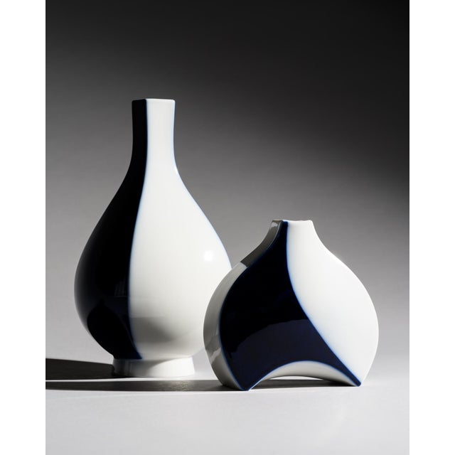 Modernist Porcelain Vases by Trude Petri and Konrad Quillmann for KPM Berlin, 1960s, Set of 2 For Sale - Image 13 of 13