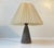 Mid-Century Modern Small Vintage Scandinavian Fluted Ceramic Table Lamp by Elisabeth Loholt, 1950s For Sale - Image 3 of 10