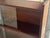 Tan Mid-Century Modern Danish Walnut Bookcase with Sliding Glass Doors, 1950s For Sale - Image 8 of 15