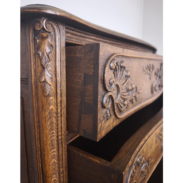 French Louis XVI Chest of Drawers in Oak For Sale - Image 13 of 14